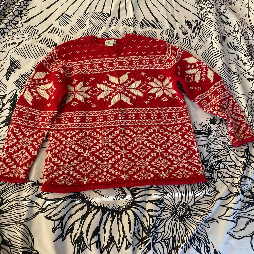 Men’s Sonoma Wool Holiday Sweater Medium